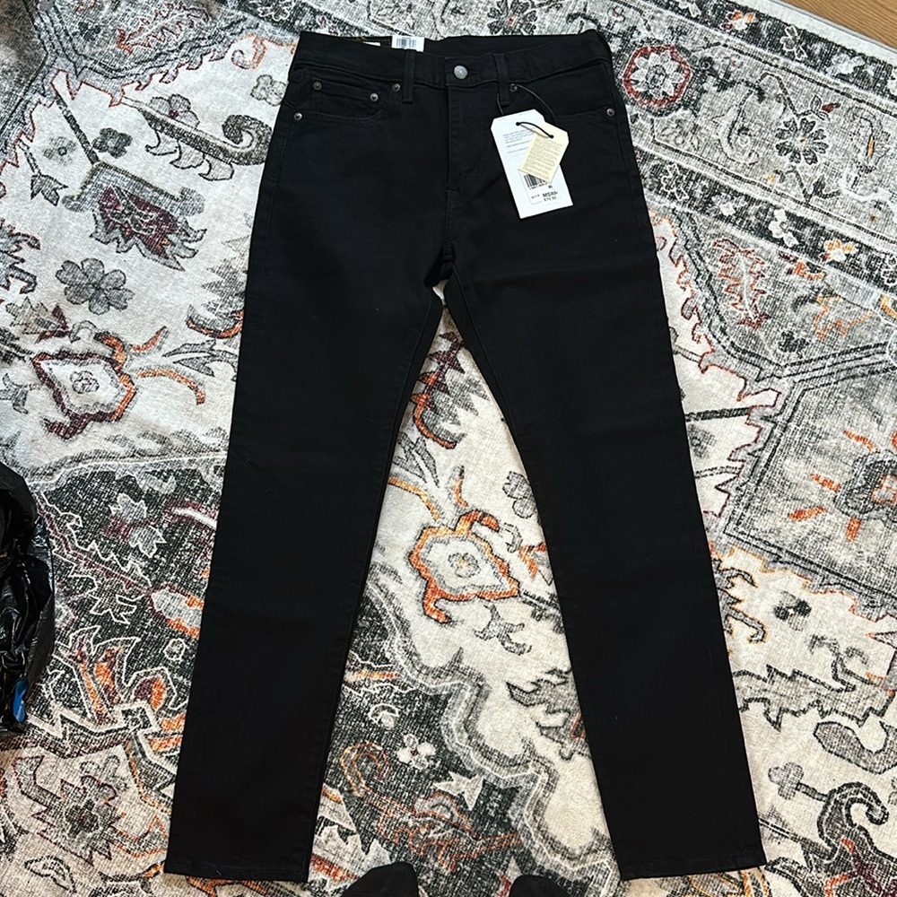 Levi’s black 512 slim taper jeans - Picture 3 of 6